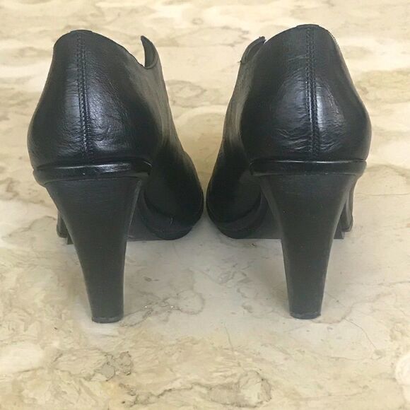 Luxury Rebel Peep Toe Heeled Booties/Shoes - Picture 5 of 7